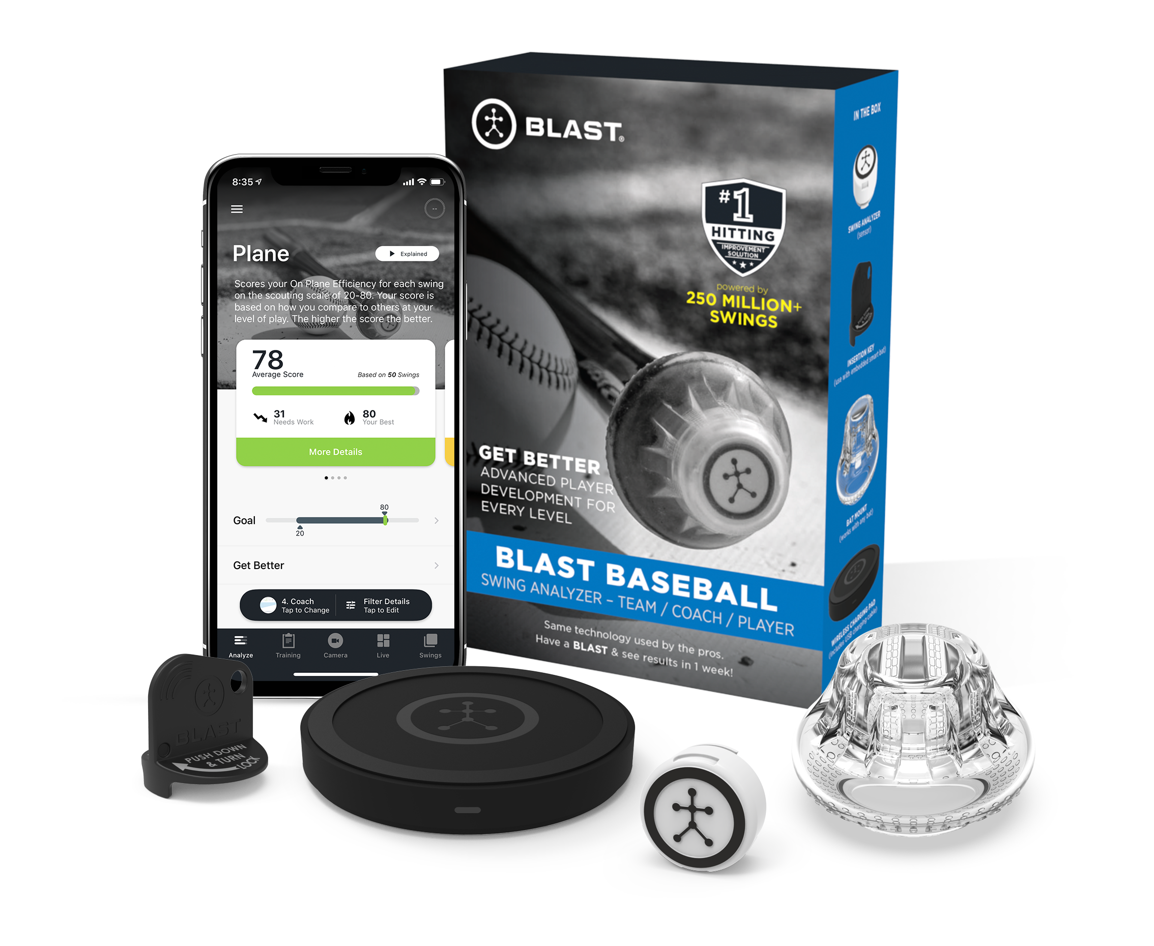 Blast Motion Swing Analyzer Sensor Kit – Old Hickory Bat Company
