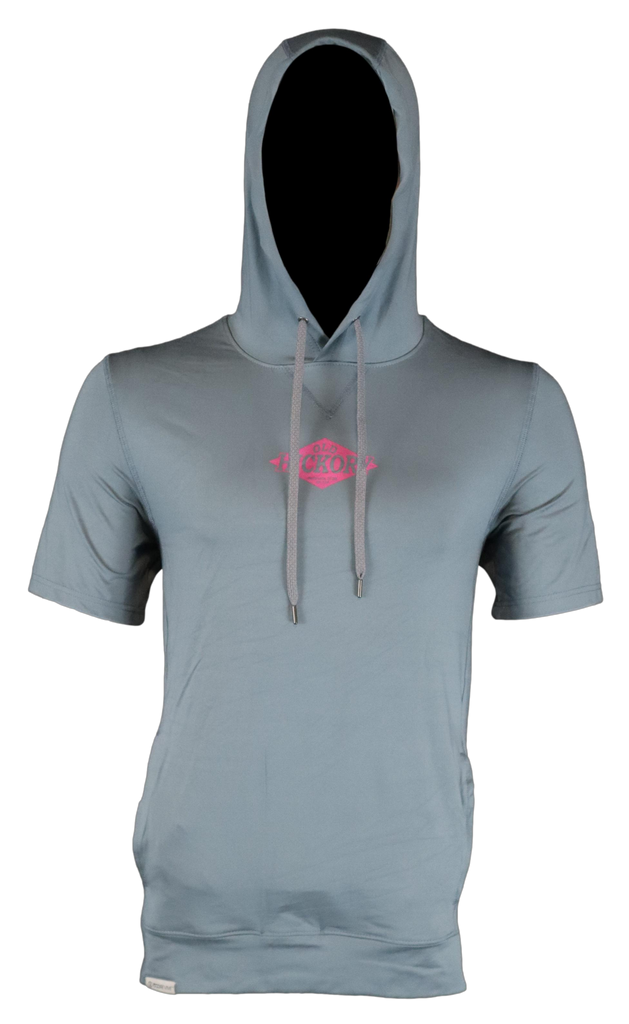 White short sleeve discount hoodie