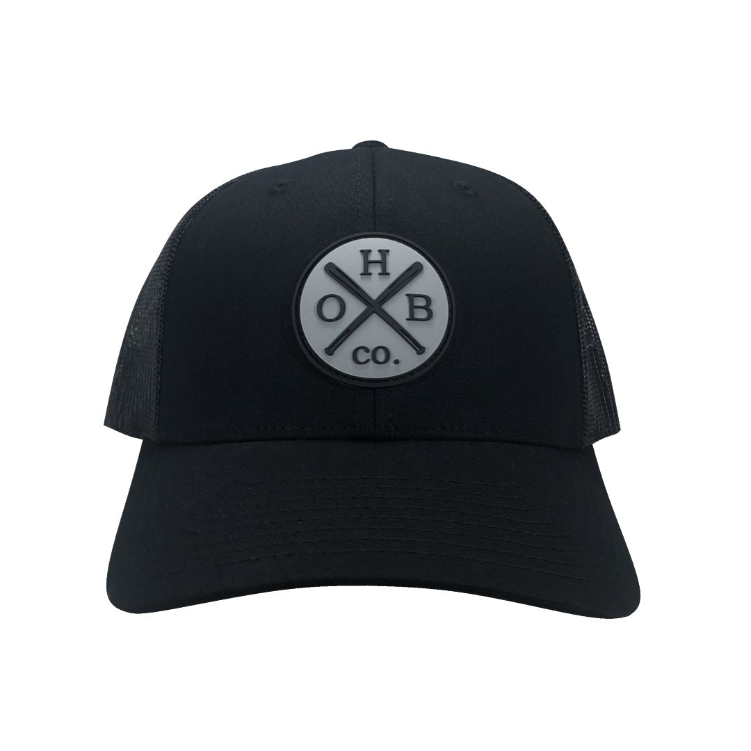 Vintage Logo Trucker Cap - Black – Old Hickory Bat Company